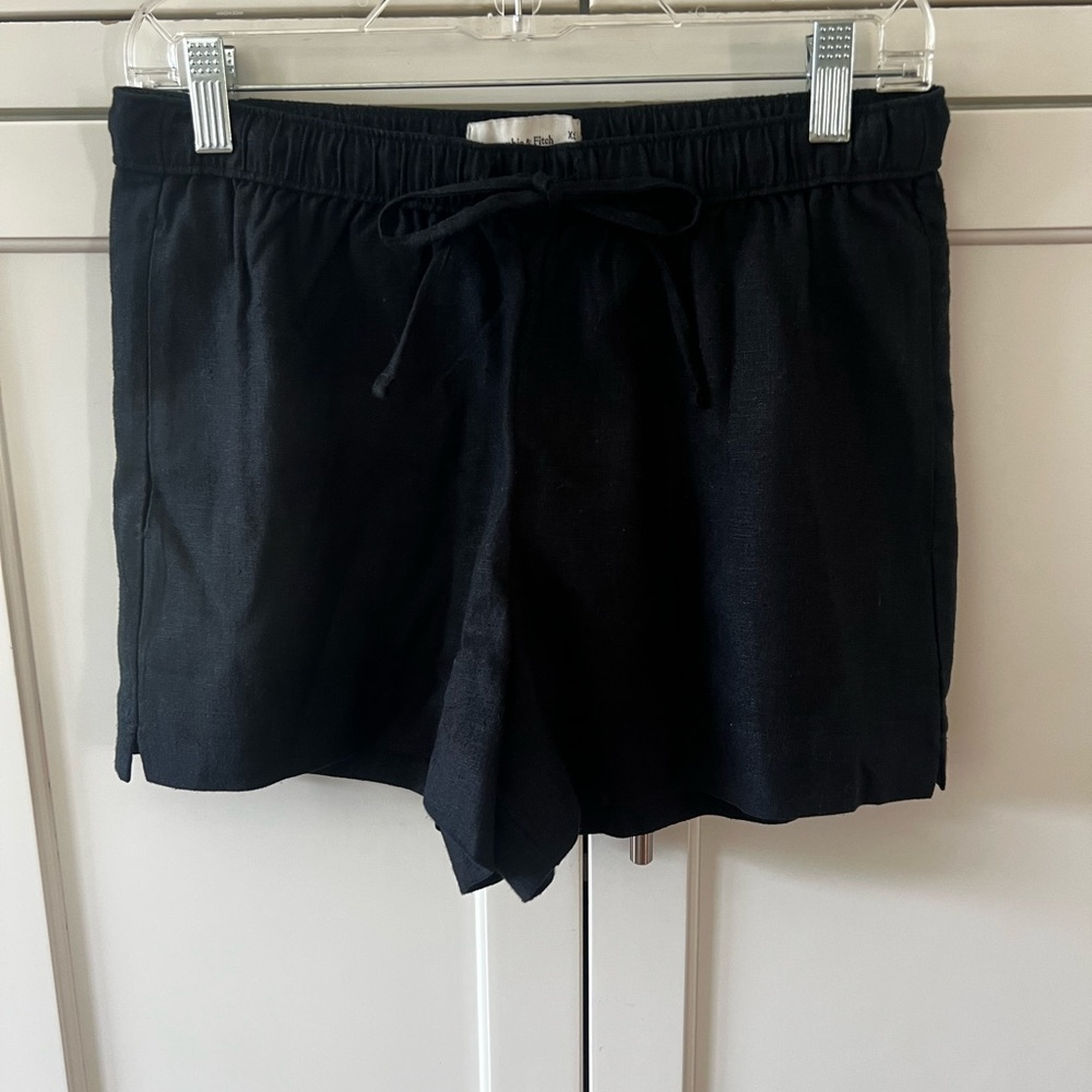 Abercrombie & Fitch Black Athletic Shorts